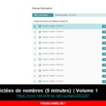 French video course: Dictées de nombres (5 minutes) | Volume 1